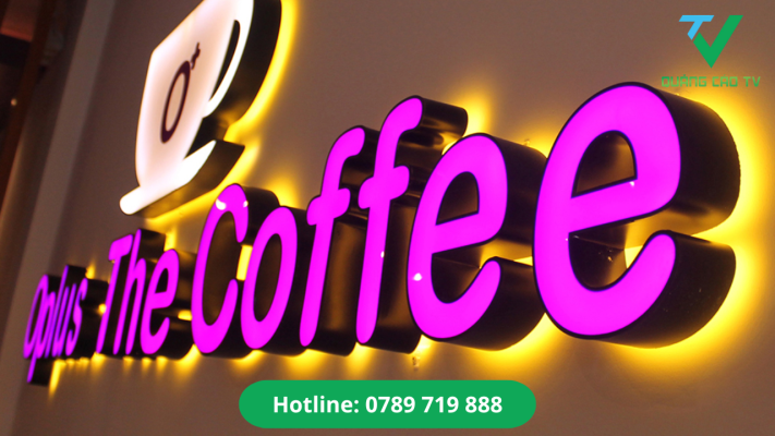 Biển alu chữ nổi kết hợp đèn LED Neon sign