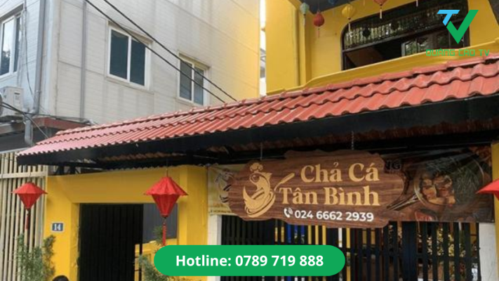 Biển alu chữ nổi giả gỗ