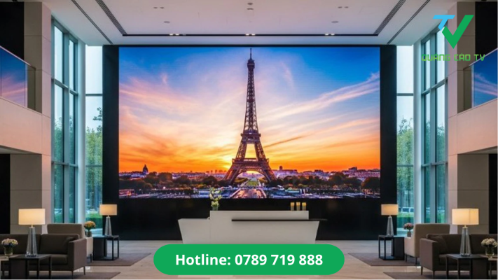 Vì sao showroom và triển lãm trong nhà nên dùng màn hình LED cố định?