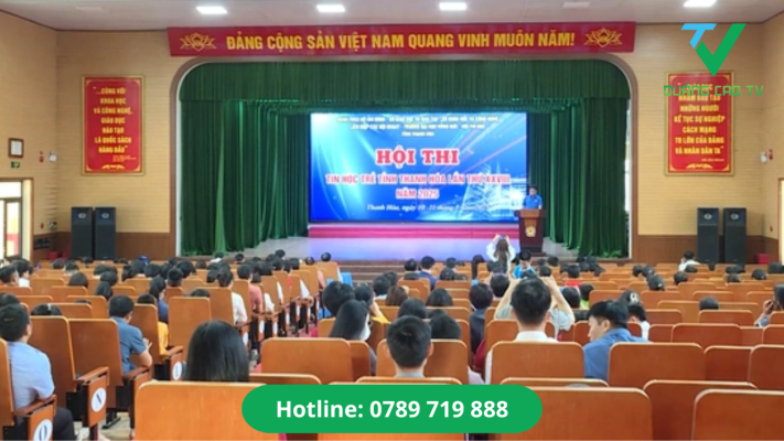 Hội trường nhỏ - Bài toán cần giải bằng công nghệ hiển thị