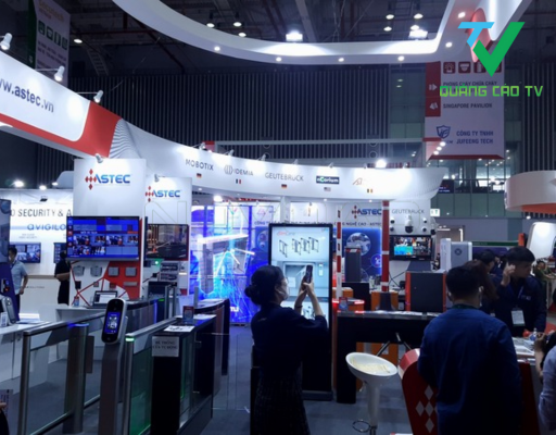 Các vị trí lắp đặt màn hình led phổ biến trong showroom, triển lãm