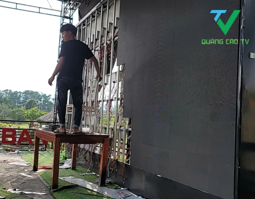 Quy trình lắp đặt màn hình led tại Quảng Cáo TV