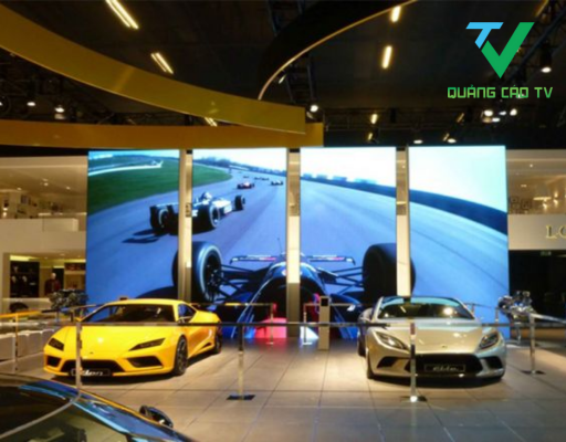 Lắp màn hình LED tại showroom ô tô
