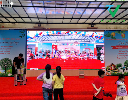 Màn hình LED P5.0 cho TRƯỜNG TIỂU HỌC TRẦN ĐĂNG NINH - HÀ NỘI